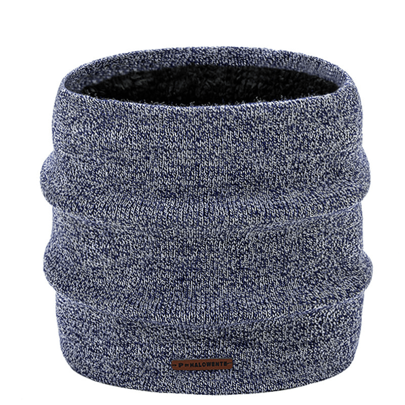 men's knitted pullover scarf, view 9 - MRSLM
