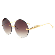 round metal frame sunglasses, view 2 - MRSLM