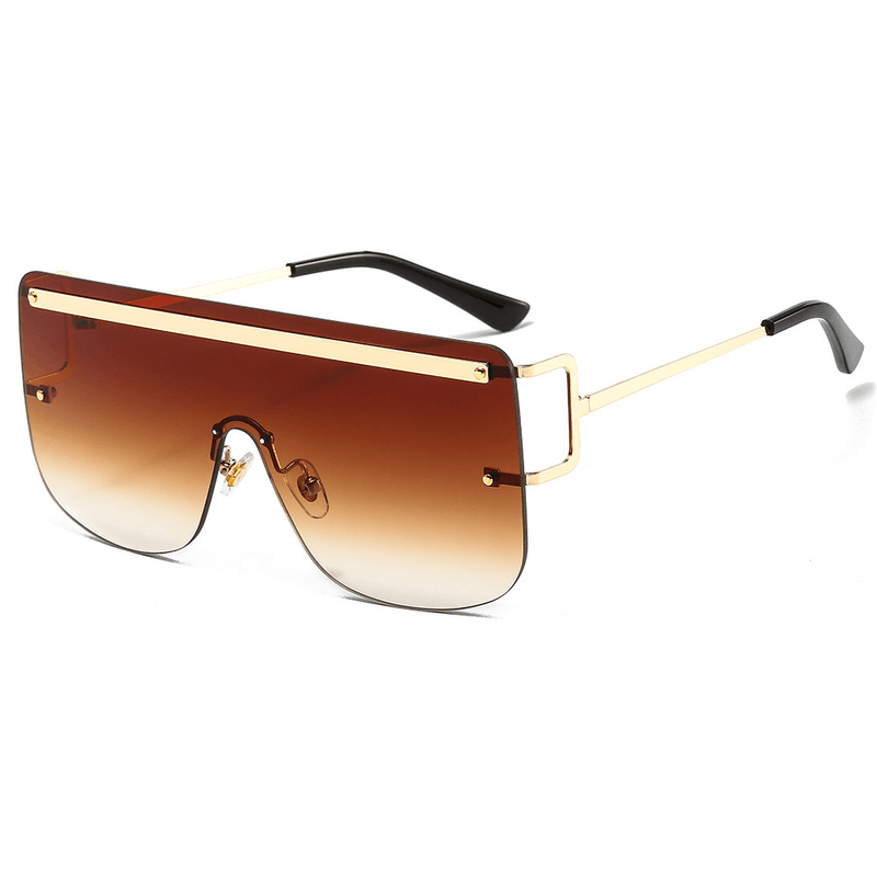 Frameless one-piece sunglasses, view 6 - MRSLM