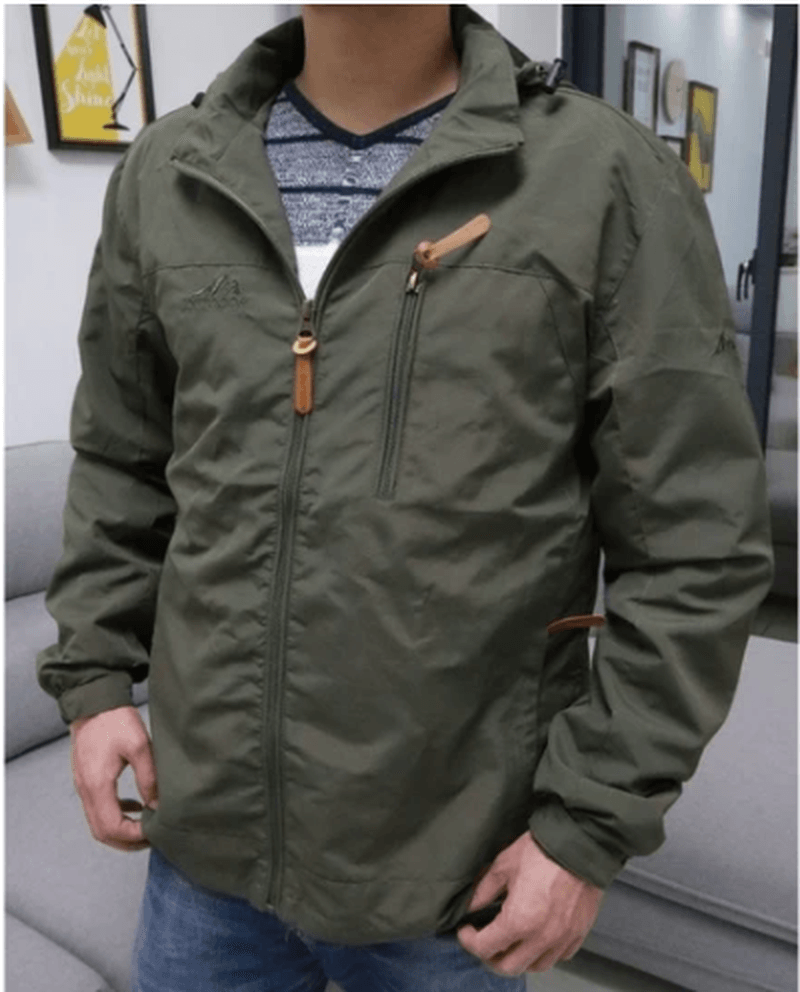 windproof casual hooded jacket, view 5 - MRSLM