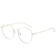 Metal full frame flat mirror glasses, view 2 - MRSLM