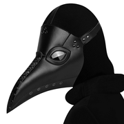 PU leather plague doctor top hat, view 5 - MRSLM