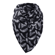 Padded warm printed shawl scarf, view 30 - MRSLM