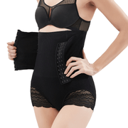 high-waisted lace front boxer shaping pants - MRSLM