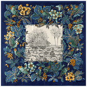 flower and bird twill scarf - MRSLM