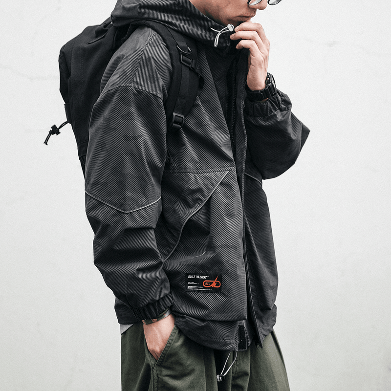 japanese casual hooded jacket, view 3 - MRSLM
