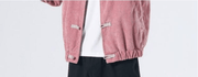 Men's stand-collar corduroy jacket, view 2 - MRSLM