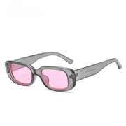 translucent thick frame sunglasses, view 7 - MRSLM