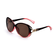 women's large polarized crystal lens sunglasses, view 4 - MRSLM