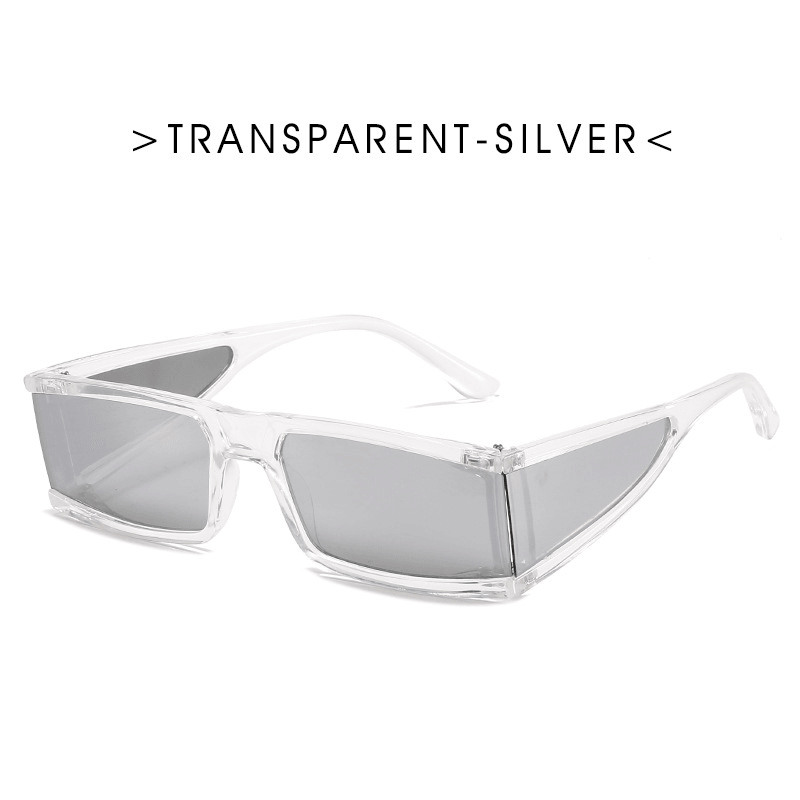 punk series retro square sunglasses, view 4 - MRSLM