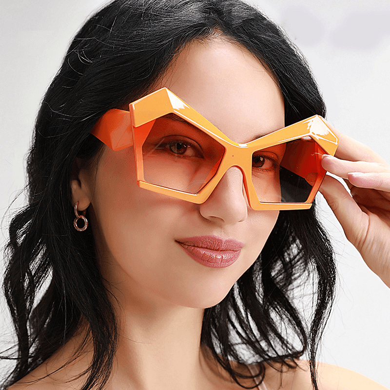 women's polygon fashion sunglasses - MRSLM