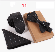 checked business bow tie, view 10 - MRSLM