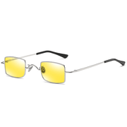 Metal mini small frame retro sunglasses, view 7 - MRSLM