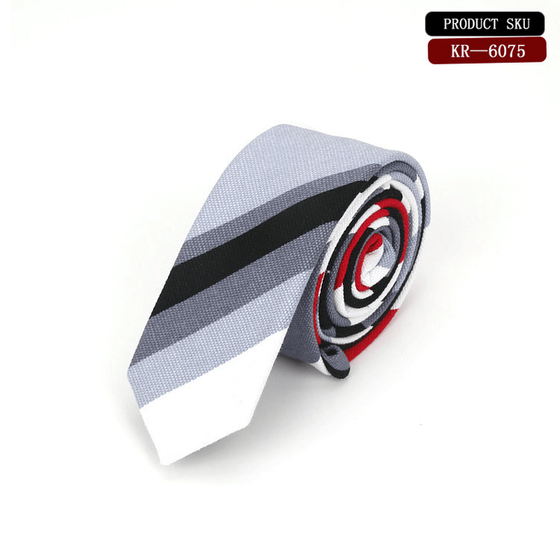 men's narrow wedding tie, view 2 - MRSLM