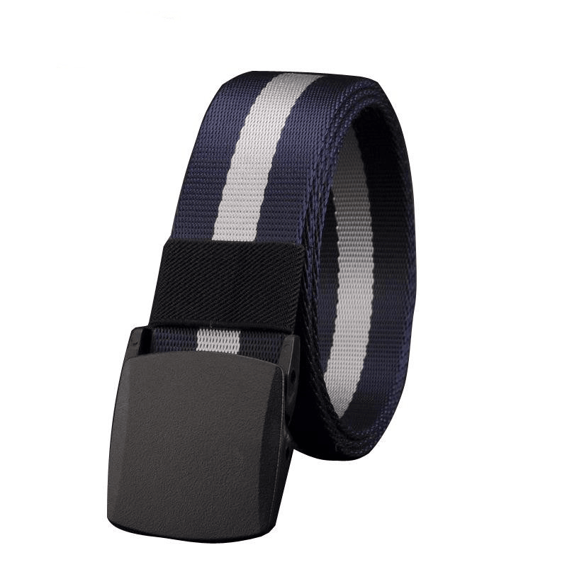 men's braided canvas belt, view 8 - MRSLM