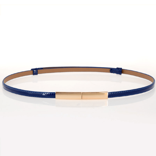 Women's thin leather belt, view 5 - MRSLM