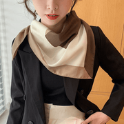retro geometric large square scarf, view 13 - MRSLM