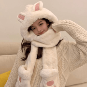 women's winter hat scarf gloves set - MRSLM