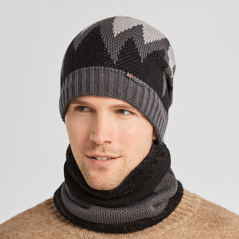 men's flame knitted wool hat, view 8 - MRSLM