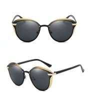 retro round polarized sunglasses, view 3 - MRSLM