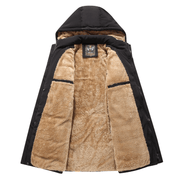 men's mid-length padded hooded jacket, view 6 - MRSLM