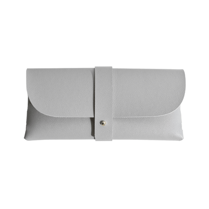 Soft faux leather glasses case, view 7 - MRSLM