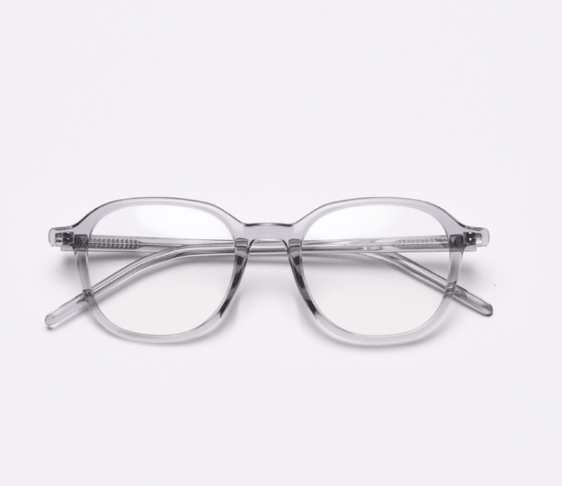 large transparent glasses frame, view 5 - MRSLM