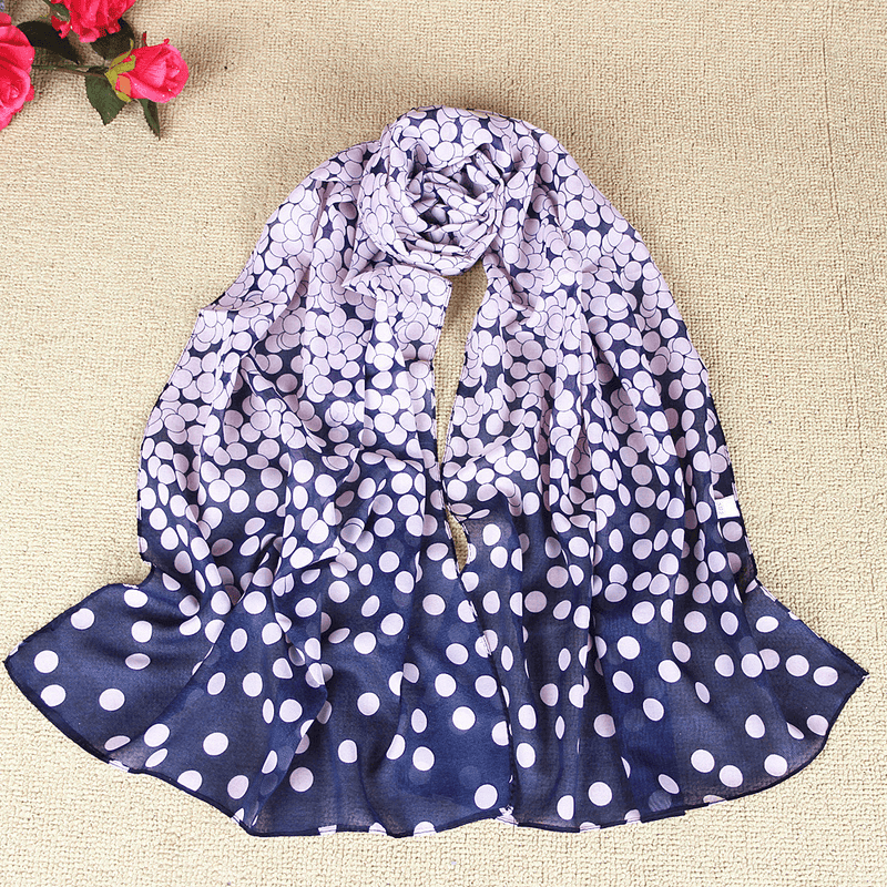 women's long chiffon scarf, view 6 - MRSLM