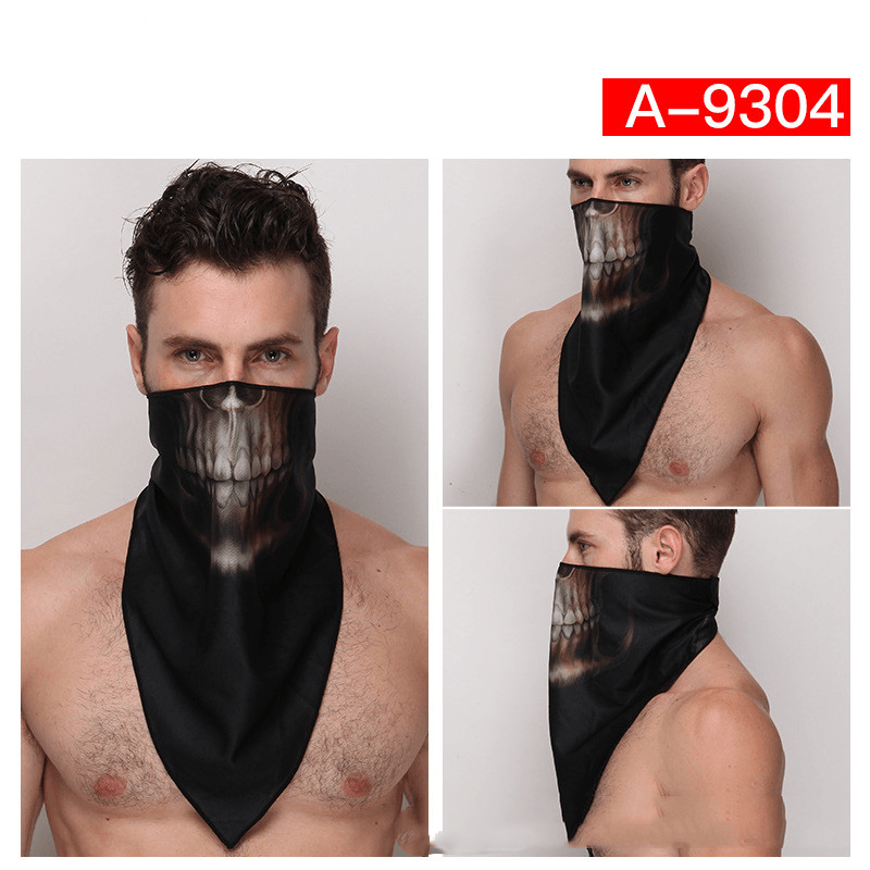 outdoor face mask with breathing valve, view 4 - MRSLM