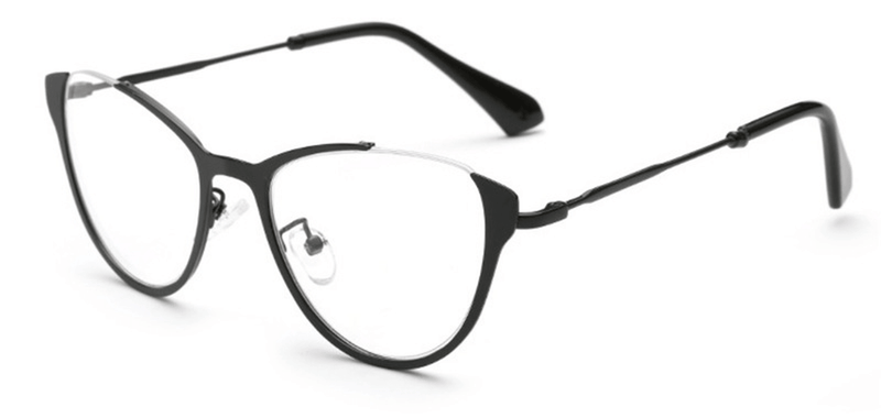 Metal frame decorative glasses, view 5 - MRSLM