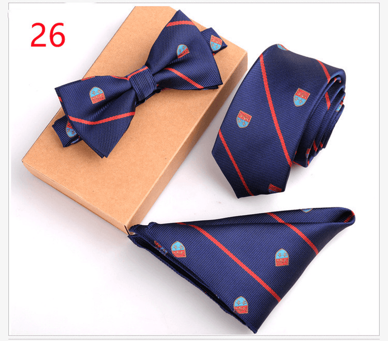 checked business bow tie, view 25 - MRSLM