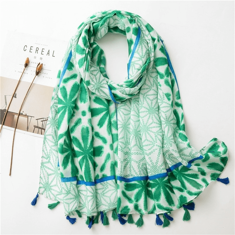 women's large rayon triangle scarf - MRSLM
