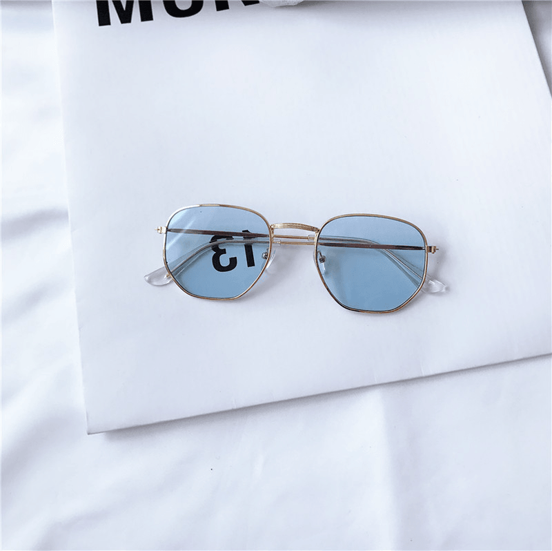 small square vintage sunglasses, view 2 - MRSLM