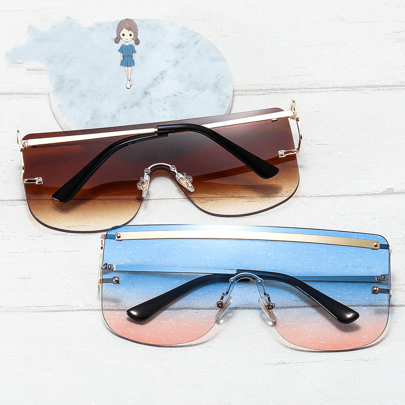 Frameless one-piece sunglasses - MRSLM