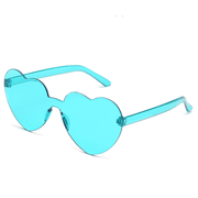 peach heart frameless sunglasses, view 11 - MRSLM