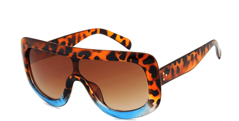 retro one-piece big frame sunglasses, view 4 - MRSLM