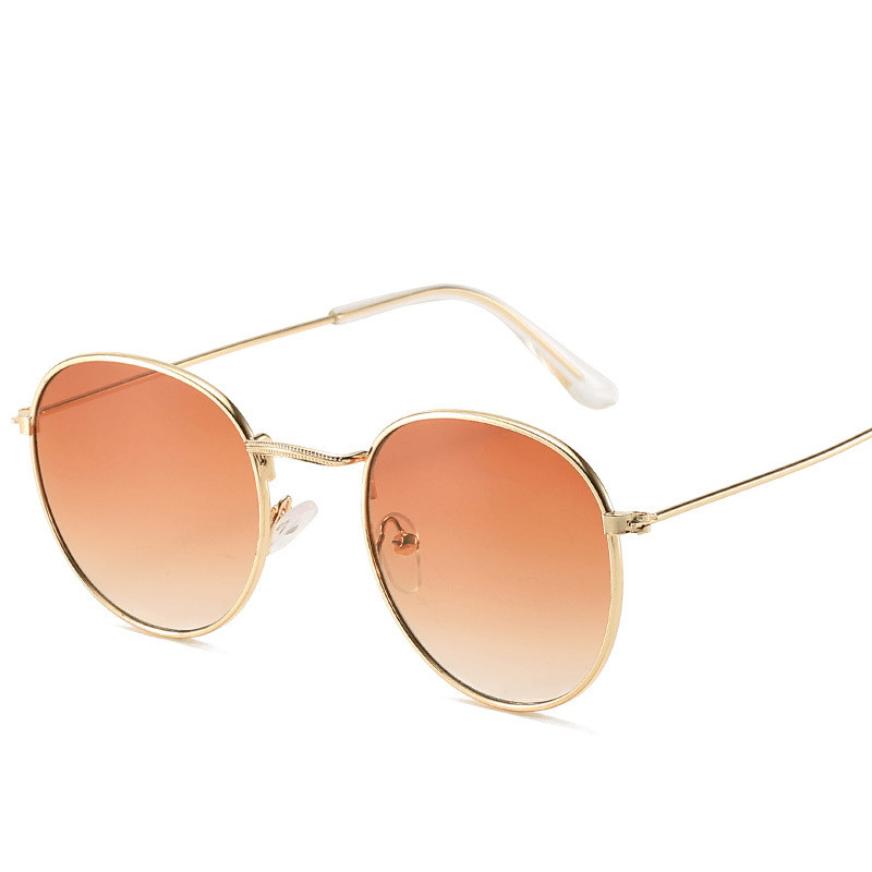 retro oval small frame sunglasses, view 5 - MRSLM