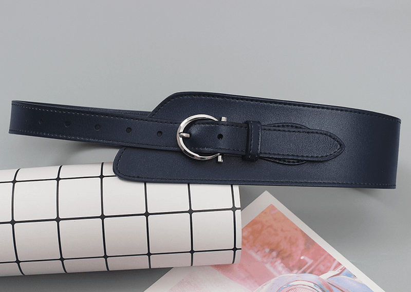 Women's retro cowhide waist belt, view 5 - MRSLM