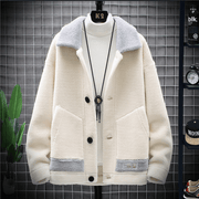 men's lamb velvet coat - MRSLM