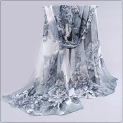 ladies chiffon scarf, view 3 - MRSLM