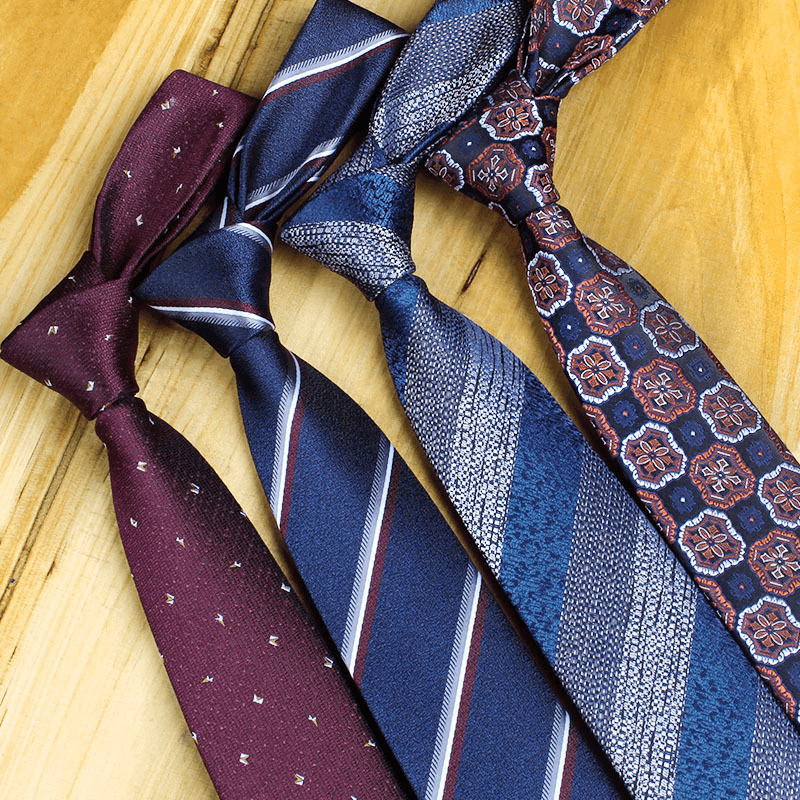 men's retro striped tie, view 7 - MRSLM