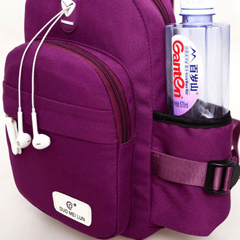 Women Nylon Large Capacity Daily Crossbody Bag Waterproof Durable Chest Bag Shoulder Bag - MRSLM