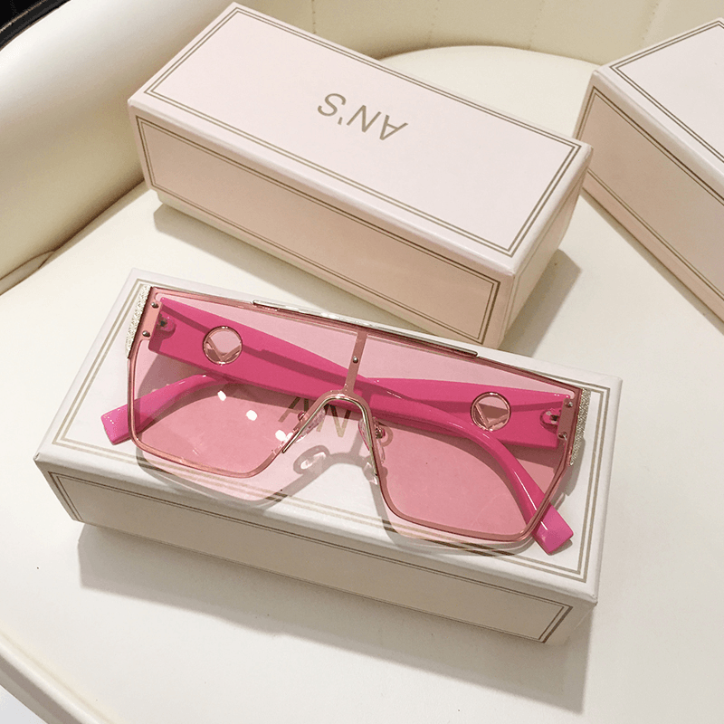 big frame square anti-UV sunglasses - MRSLM