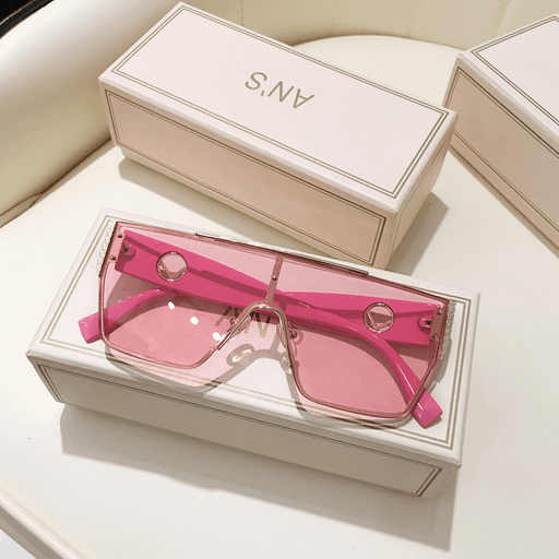 big frame square anti-UV sunglasses - MRSLM
