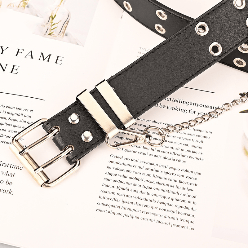 Women's punk chain belt, view 5 - MRSLM