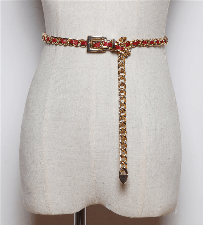 Women's woven waist belt for sweaters, view 6 - MRSLM