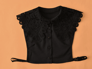 chiffon flower fake collar for sweaters, view 6 - MRSLM