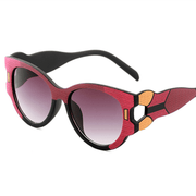 Women's large frame multicolor sunglasses, view 4 - MRSLM