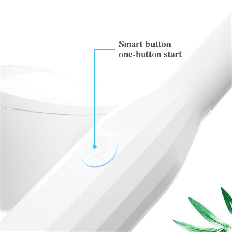 Bakeey TPR Toilet Brush Smart Electric Toilet Brush Floor-Standing Handle Cleaning Brush for Bathroom - MRSLM