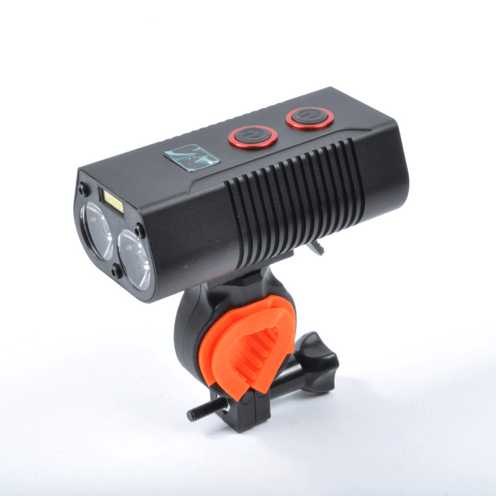 XANES® DL24 T6+COB Bicycle Headlamp USB Rechargeable Bike Front Light Waterproof Night Warning Light - MRSLM